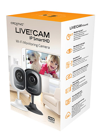 Creative Live Cam IP SmartHD, una cámara de vigilancia para el hogar