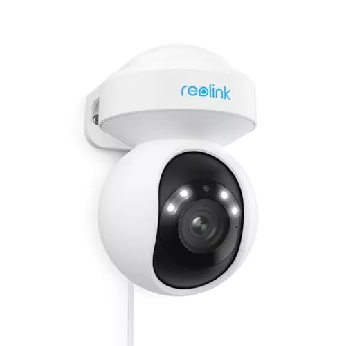 Reolink E1 Outdoor PoE 4K PTZ Camara Vigilancia PoE con focos de Movimiento