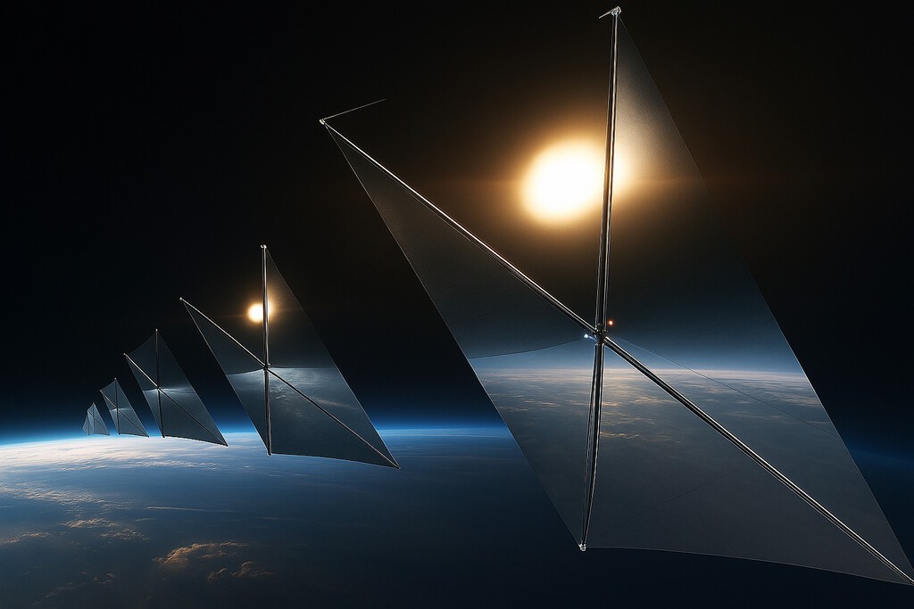 Una empresa quiere vender luz solar a demanda utilizando unos gigantescos espejos en el espacio. Tenemos preguntas