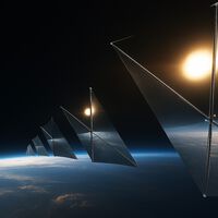 Envías un mensaje, un espejo se mueve en el espacio y un rayo de sol llega a tu jardín: la ambiciosa idea de una startup