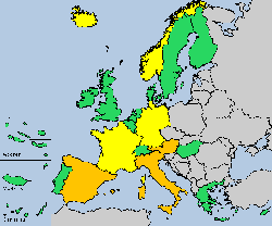 Meteoalarm: alerta sobre fenómenos naturales en Europa