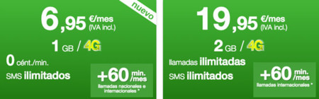 Amena simplifica su oferta de tarifas con el adiós de la tarifa de llamadas ilimitadas y tres gigas