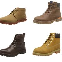 Chollos en tallas sueltas de botas Timberland, Levi's, Caterpillar o Pepe Jeans a la venta en Amazon