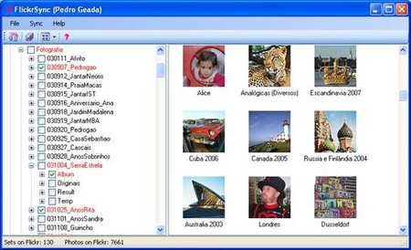 Usando Flickr como Backup adicional