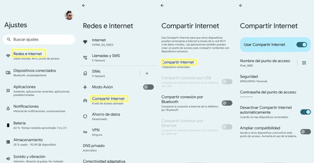 Compartir Internet Android