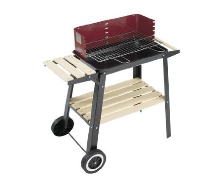 Por sólo 31,09 euros podemos hacernos con esta barbacoa con ruedas Grill Chef 0566 en Amazon