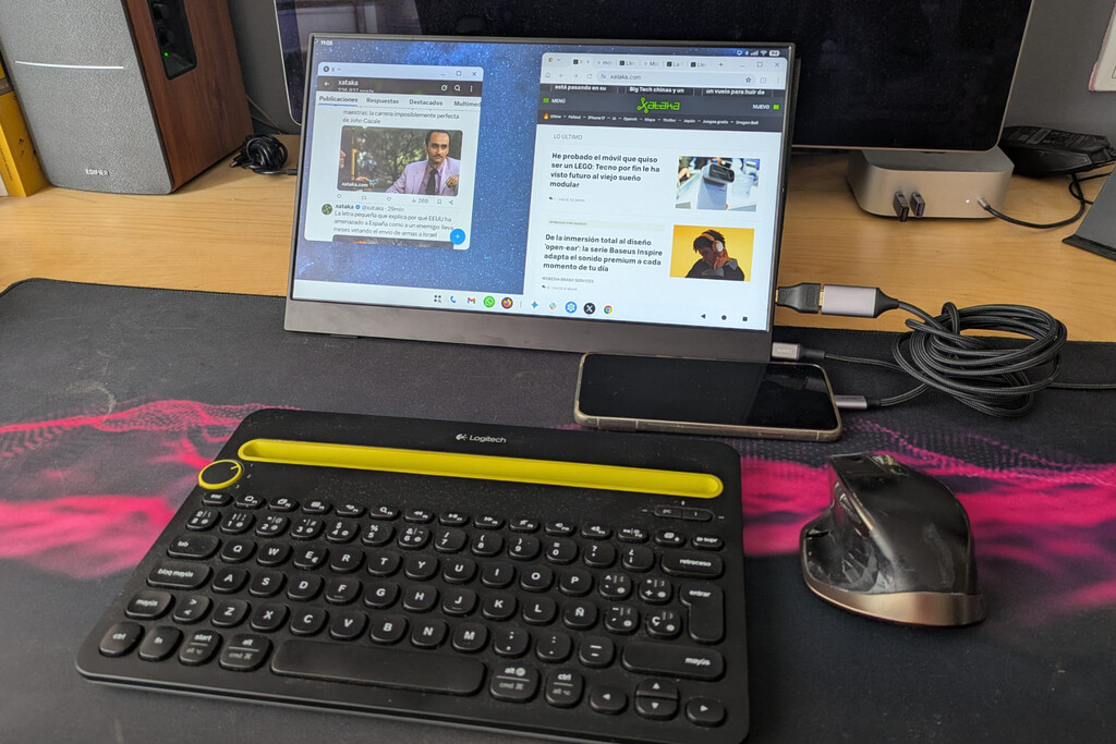 He usado mi móvil Android como un PC gracias al modo escritorio. Es una opción fantástica