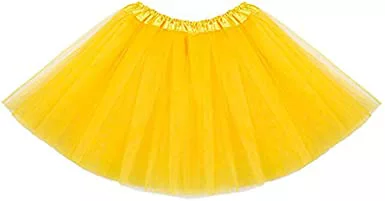 MUNDDY - Tutu Elastico Tul 3 Capas 30 CM de Longitud para niña Bebe Distintas Colores Falda Disfraz Ballet (Envio 48-72h con Seguimiento Desde Madrid)