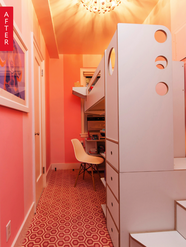 Antes y después: un dormitorio juvenil completo en muy poco espacio