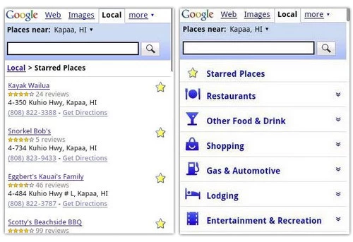Google mejora las búsquedas locales con el móvil