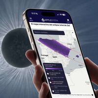 Así puedes acceder desde tu móvil al "mapa definitivo" del eclipse del 12 de agosto. Comprobarás con exactitud la mejor zona para verlo