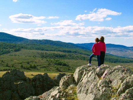 Montes Universales Teruel con niños