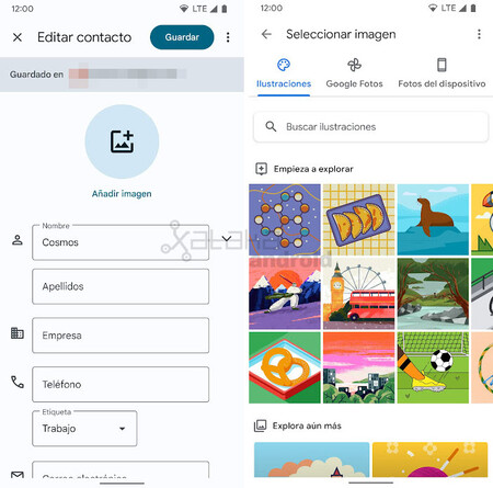 Contactos Ilustraciones