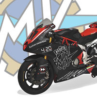 Así es la MV Agusta definitiva que debutará en Moto2 en 2019 con el Forward Racing