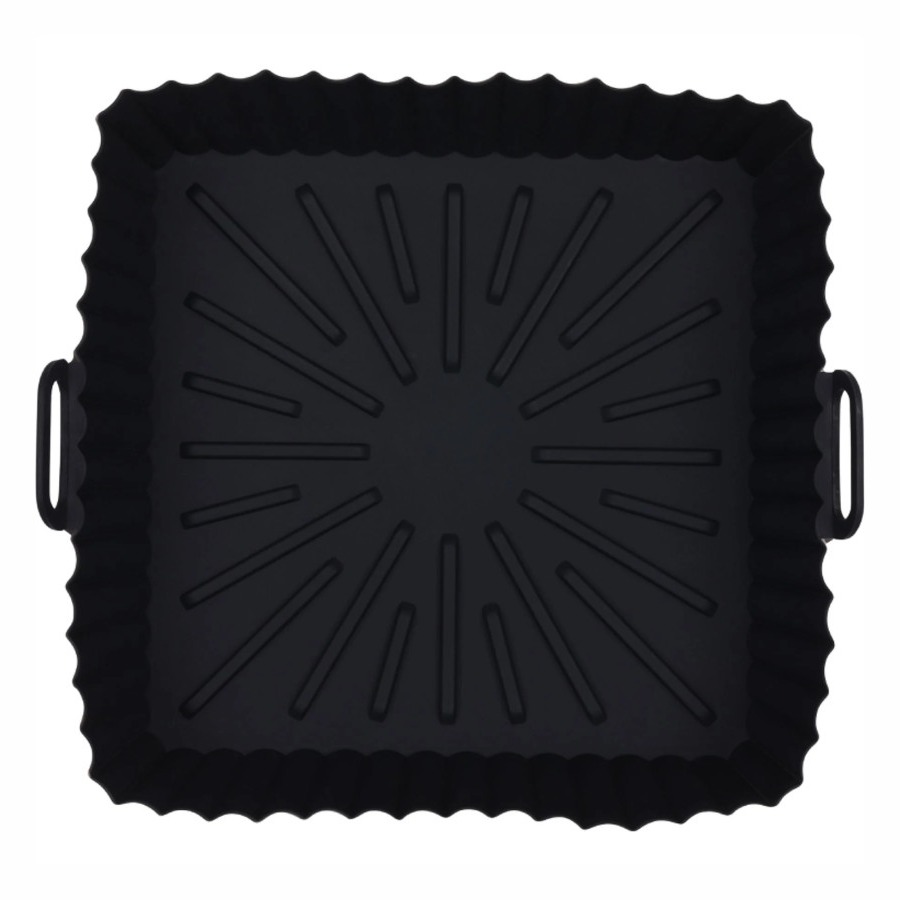 Recipiente silicona con asas y sin perforaciones