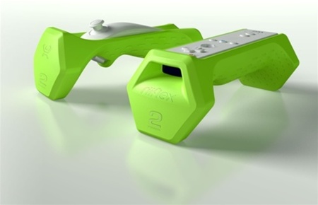 Riiflex convierte los mandos de la wii en mancuernas, una idea no muy buena