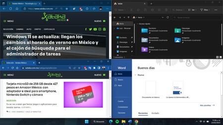 Pantalla dividida Windows 11