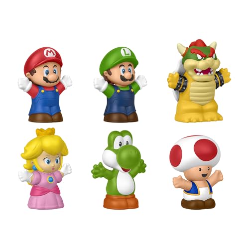 Fisher-Price Little People Nintendo Paquete De Figuras Mario Bros