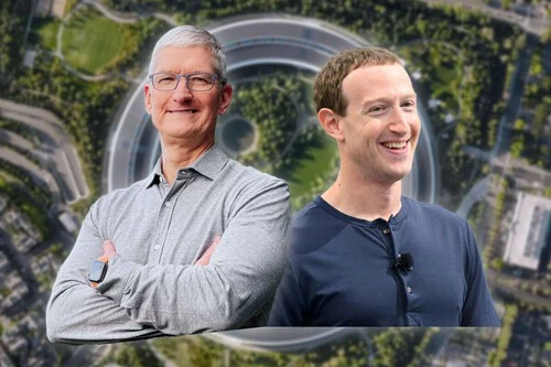Tim Cook y Mark Zuckerberg