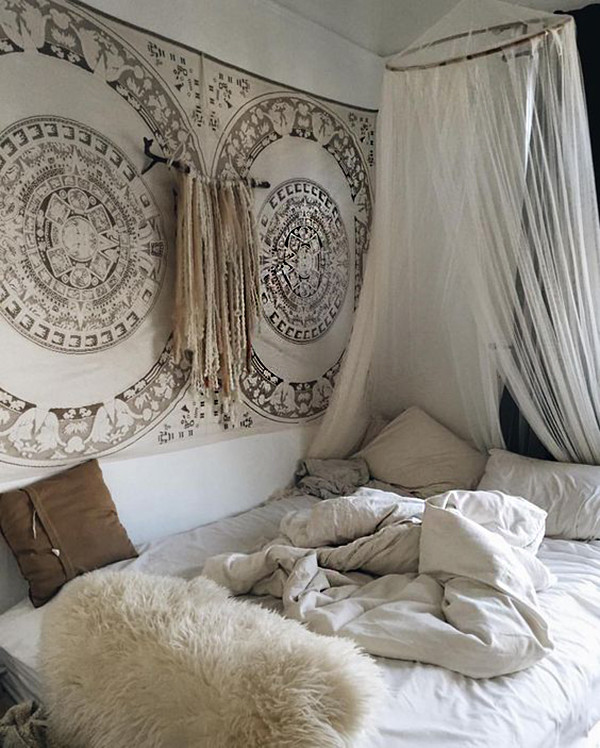 17 ideas para decorar tu dormitorio con estilo Hippie