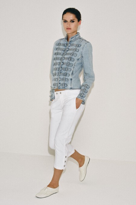 pantalones vaqueros blanco