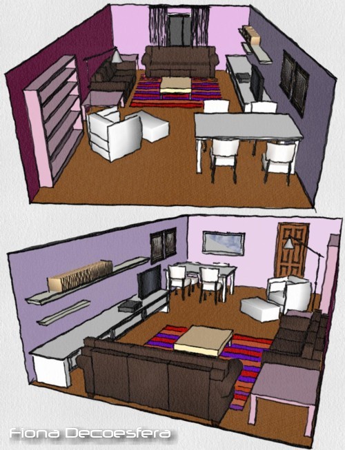 Cómo distribuyo mi salón? decoesfera responde Decoración comedor Rectangulares