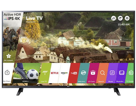 Oferta Flash: Smart TV de 55 pulgadas LG 55UJ620V, con resolución 4K, por 449,99 euros y envío gratis