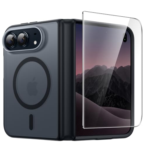 JETech Funda Mate para iPhone Duo con Protección de Bisagra