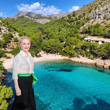 El refugio de Carolina Herrera para disfrutar del buen tiempo en otoño: una playa paradisiaca en el Mediterráneo, con arroces deliciosos y sin casas alrededor