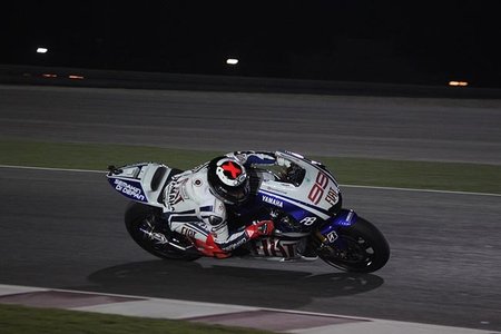 Jorge Lorenzo en Qatar 2010