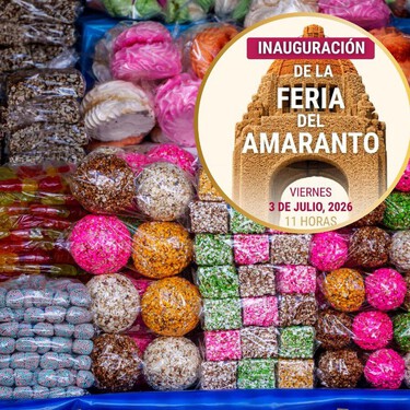 La Feria del Amaranto regresa a CDMX con venta de alegrías, galletas, botanas y hasta música en vivo con un concierto gratis