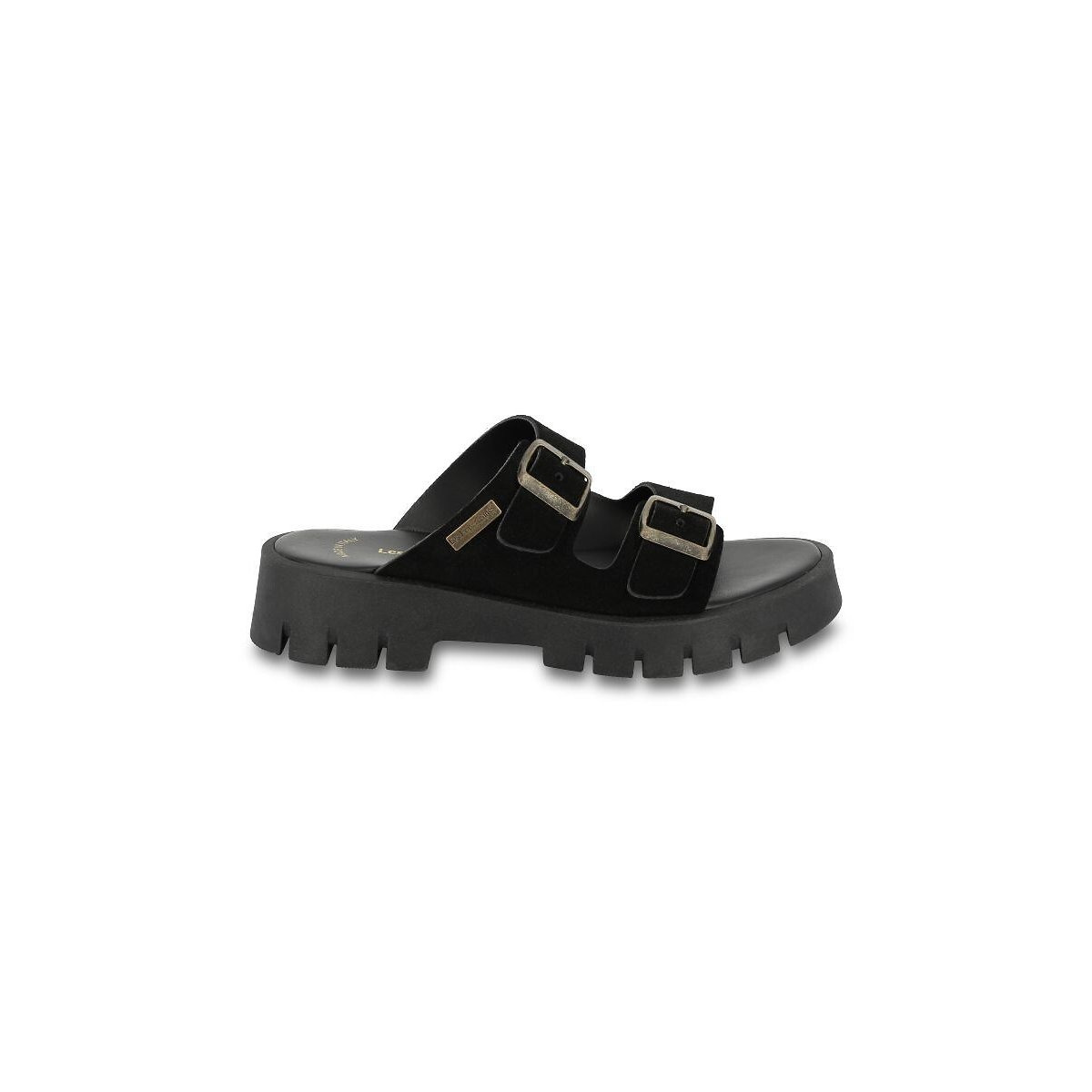 LES TROPEZIENNES PAR M BELARBI 
Mules de cuero con suela dentada Tiamo