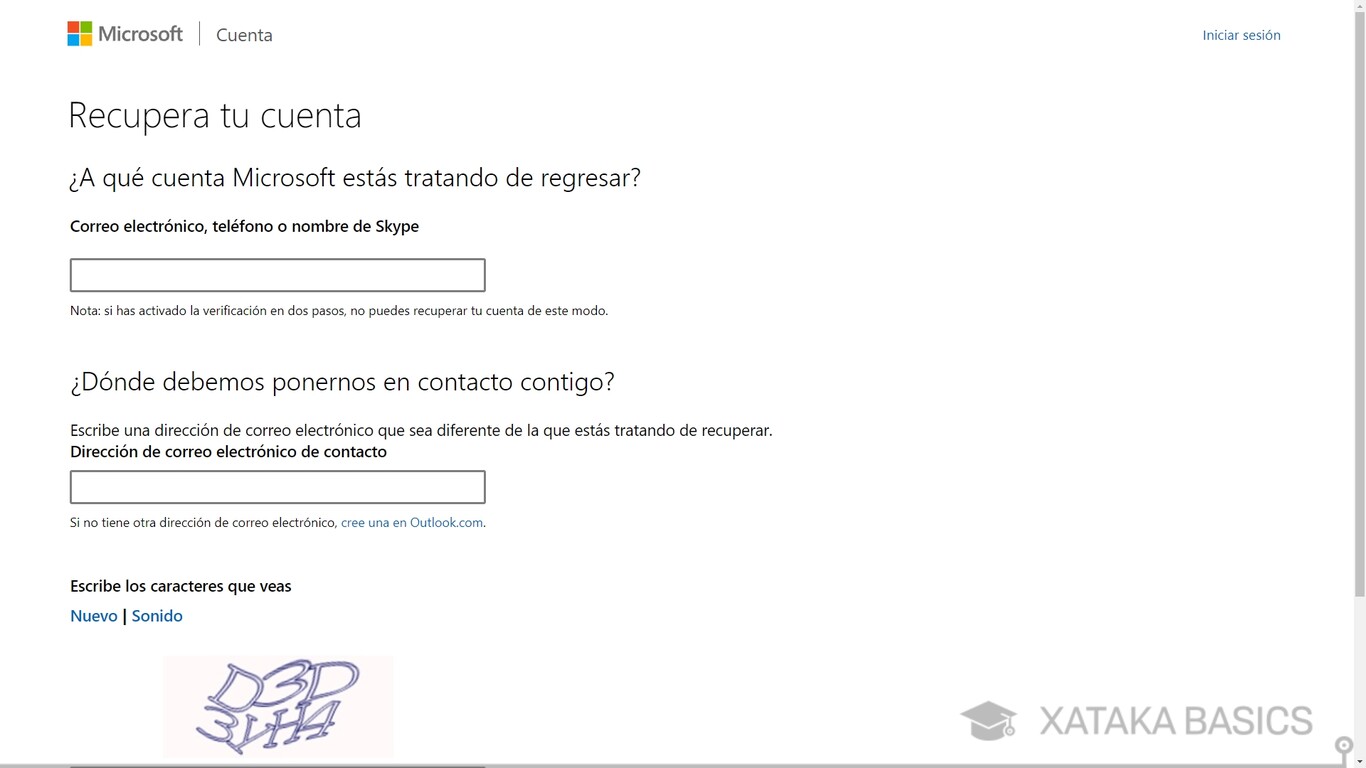 Cómo configurar tu cuenta de Microsoft para poder recuperarla si la