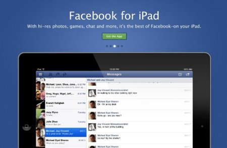 La aplicación de Facebook para el iPad ya está disponible