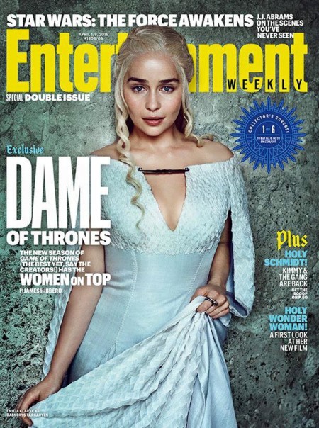 "Dame of Thrones": portadas para todas con Emilia Clarke a la cabeza