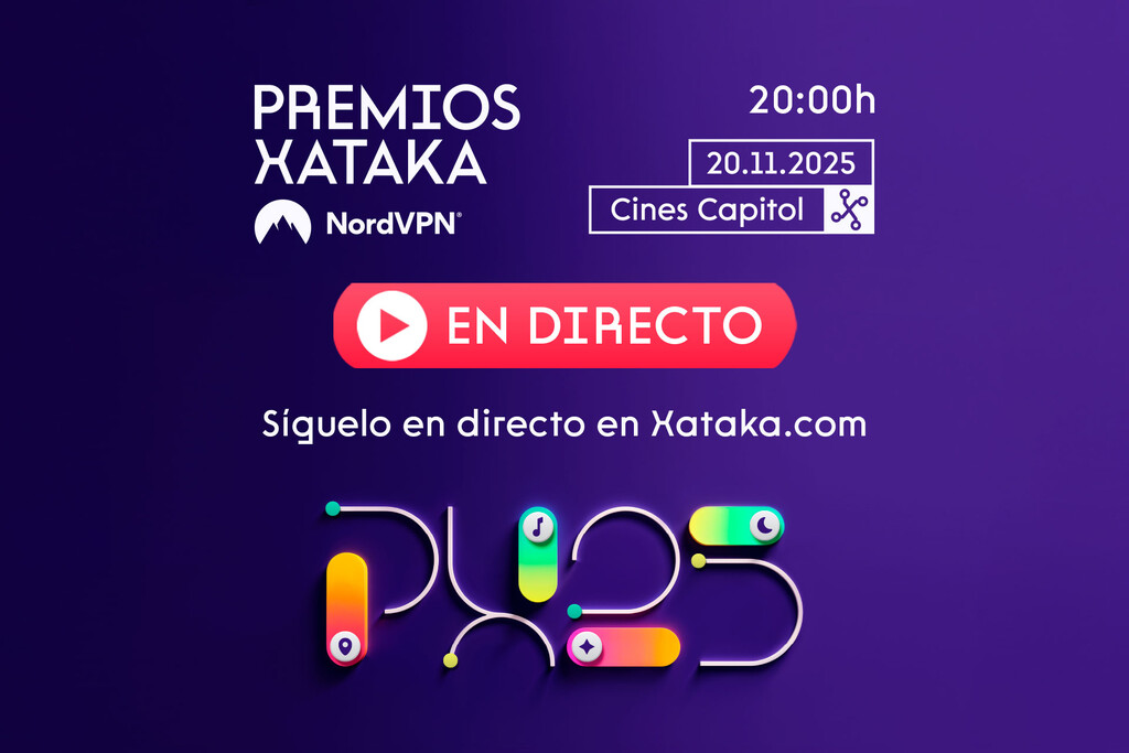 Premios Xataka NordVPN 2025: sigue hoy nuestra gala y pregala en directo con Joaquín Reyes, sorteos y más sorpresas 