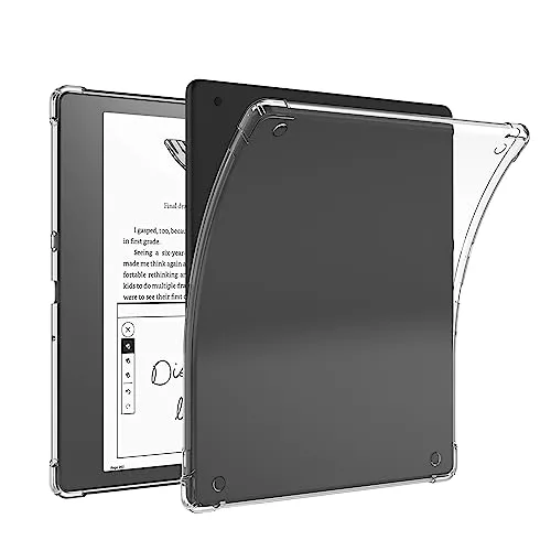 ZhaoCo Funda de TPU Suave y Transparente para Kindle Scribe 10,2 Pulgadas 2022 (el Primer Kindle para Leer y Escribir), Ligera y Delgada Cubierta Protectora Cover Carcasa