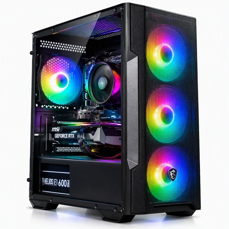 COOLPC Black I 24Hr - Ryzen 5 5500F / GeForce RTX 5060 8GB / 16GB / SSD 1TB / W11P