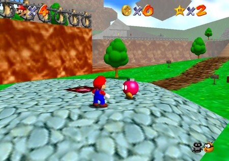 ¿Cómo consigo la isla en Sky Star Bob-omb Battlefield Shoot? 2 Super Mario 64 World1 Star3 01