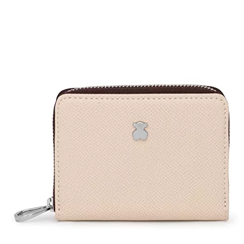 Tous 2001690001, Monedero New Dubai Saf Tri-Beige, Mediano Women's, One Size