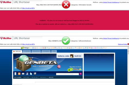 McAfee lanza su acortador de URLs