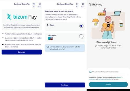 Configuración de Bizum Pay en Android y con BBVA