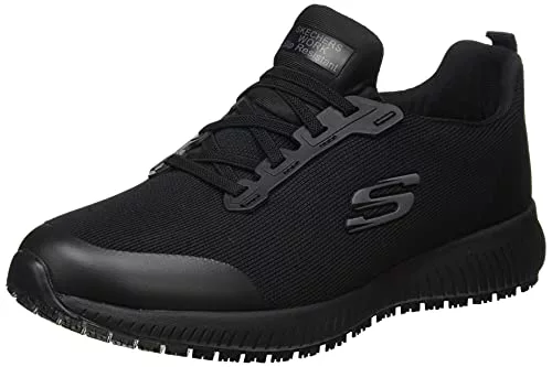 Skechers Squad Sr, Zapatillas Mujer, Black 1, 37.5 EU