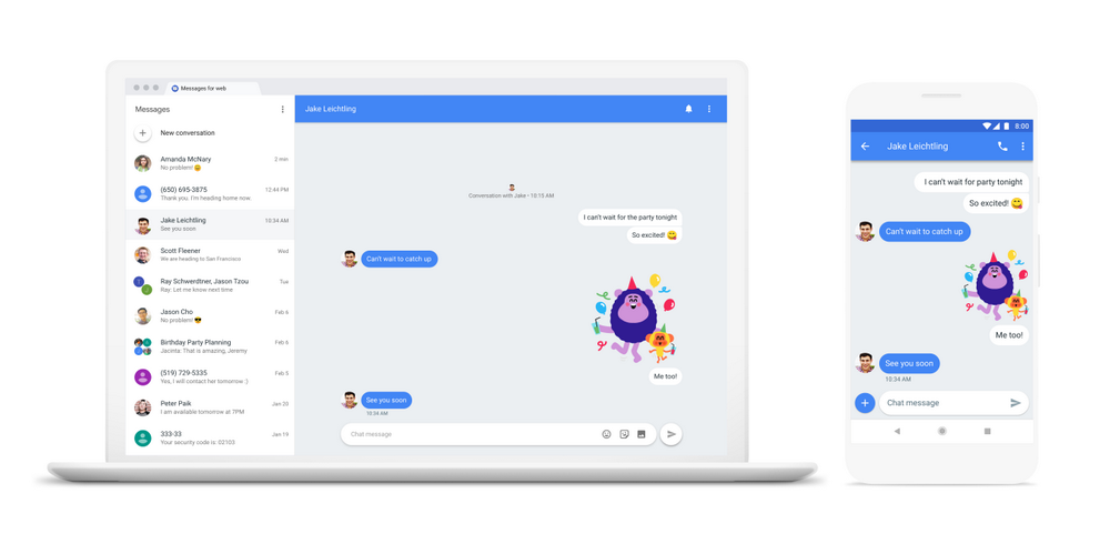 Messages Google