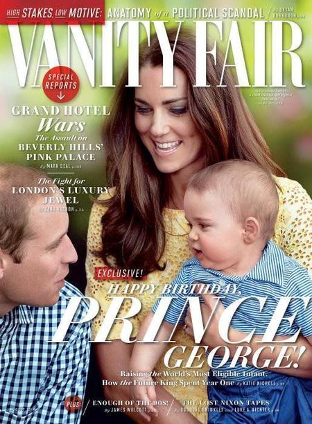 Va a ser que Vanity Fair le ha hecho un poco de retoque al príncipe Guillermo en la calvorota...