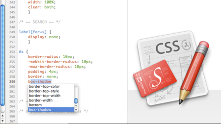 Añade autocompletado para CSS3 en CSSEdit