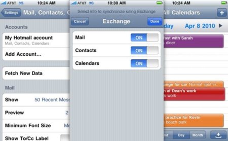 Hotmail ahora sincroniza correo, contactos y calendario con móviles vía Exchange ActiveSync