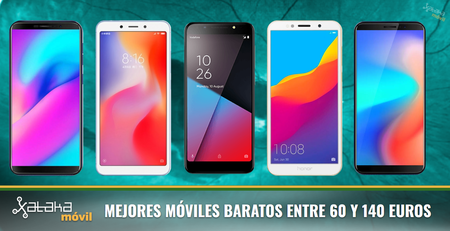 Los mejores móviles baratos alrededor de 100 euros
