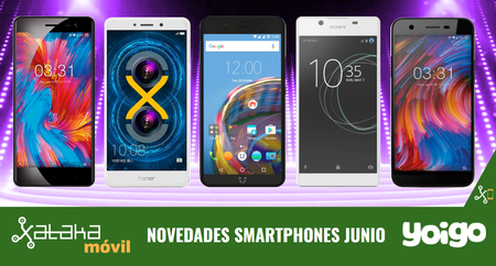 Honor 6x, Sony Xperia L1, Wileyfox Swift 2 y Wolder #27, novedades en junio con Yoigo y todos sus precios