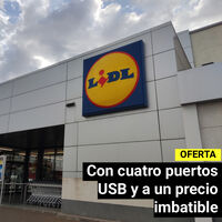 Lidl rebaja (con un 70% de descuento) este enchufe con puertos USB: ahora cuesta menos de 8 euros
